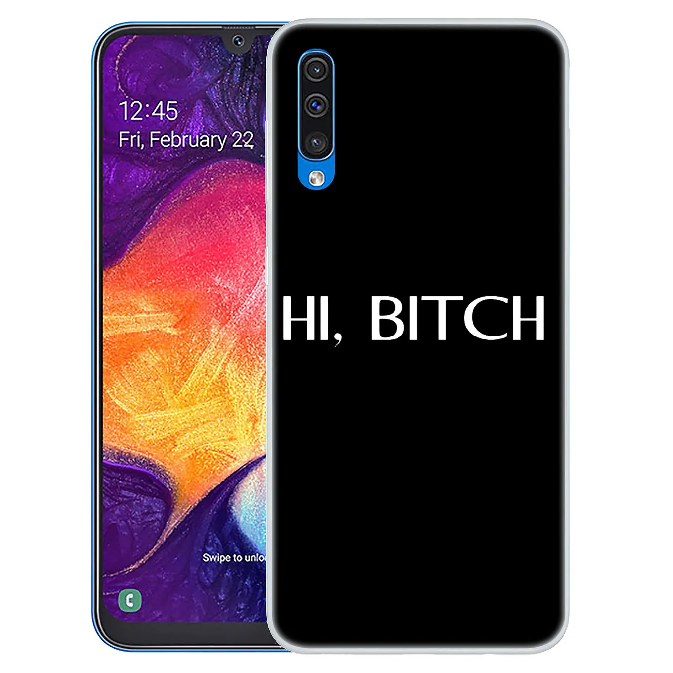 Жесткий чехол для телефона Lavaza Bitch mode on pink boos Samsung Galaxy A10 A20 A30 A40 A50 A60 A70 M40 M30 M20 M10