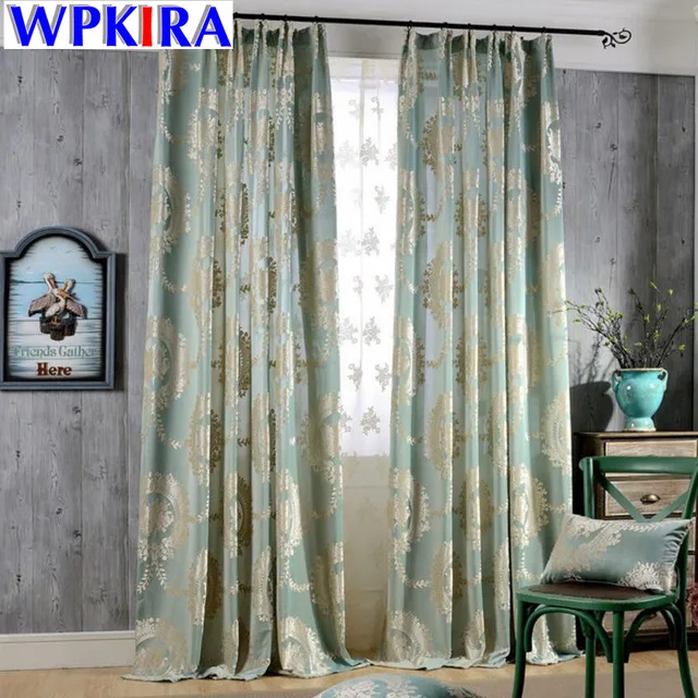 Europa Jacquard Semi Verduisterende fluwelen gordijnen gordijnen ... Europa Jacquard Semi Verduisterende fluwelen gordijnen gordijnen ...