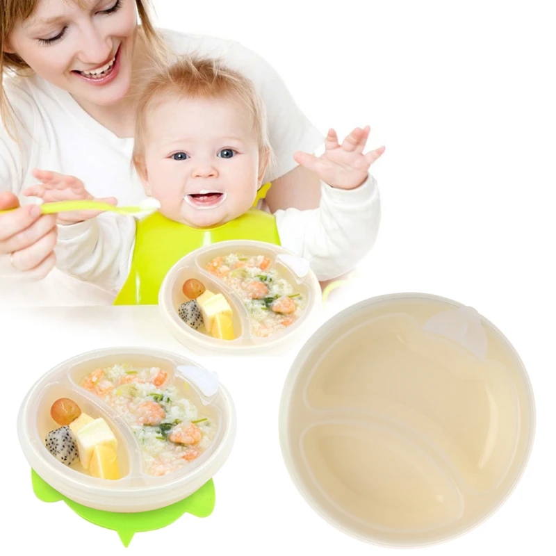 

1pc Baby Warming Plate Dish Bowl Hot Water Insulation Feeding Dinnerware Tableware free shipping