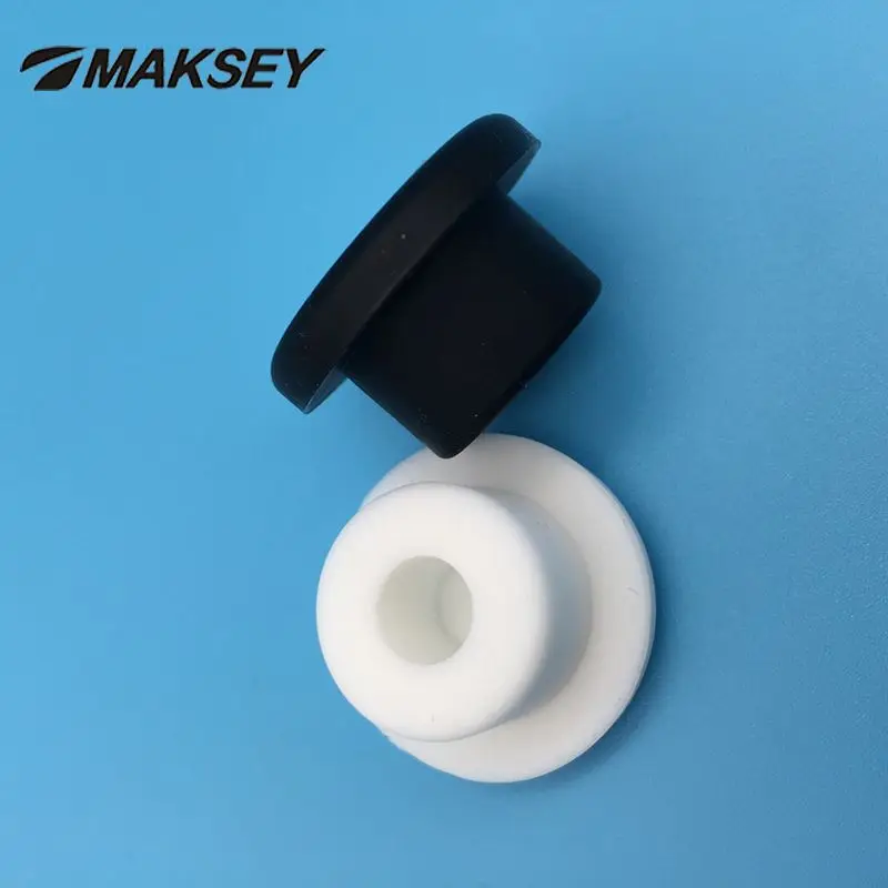 Пробки из силиконовой резины MAKSEY T пробки с отверстиями для машины колпачки