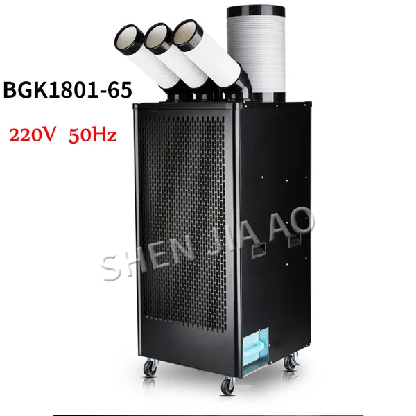 220v 3 кВт 220 В кондиционер промышленный портативный компрессор кондиционера три выхода воздуха охладитель воздуха один холодный тип интегрированный - Цвет: 220v