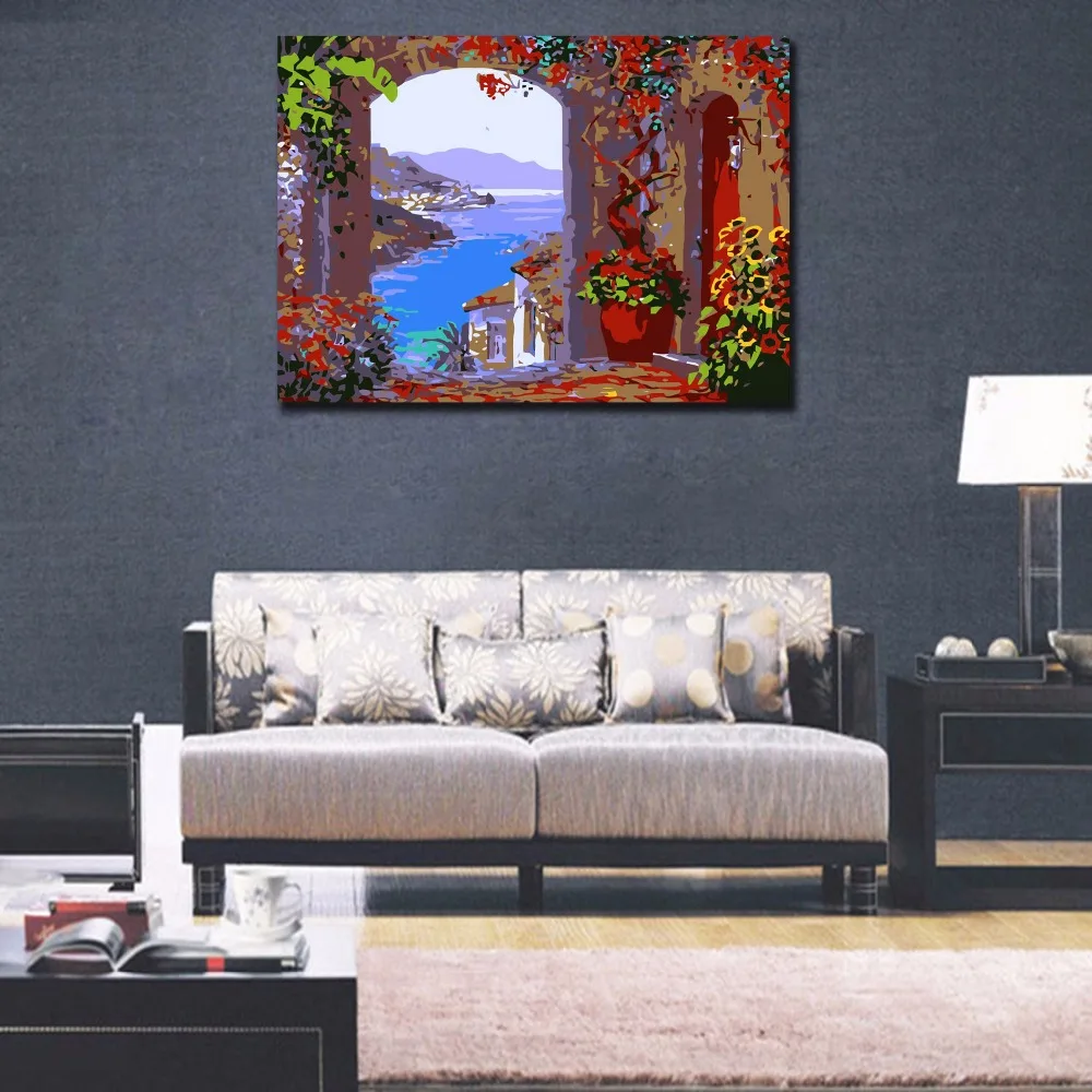 Diy Oil Paintings By Numbers Digital Pictures Coloring By Number On