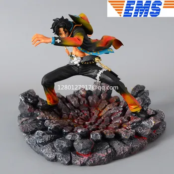 

One Piece Statue Fire fist Portgas D Ace Full-Length Portrait Repainting Bust Action Figure Collectible Model Toy P1305