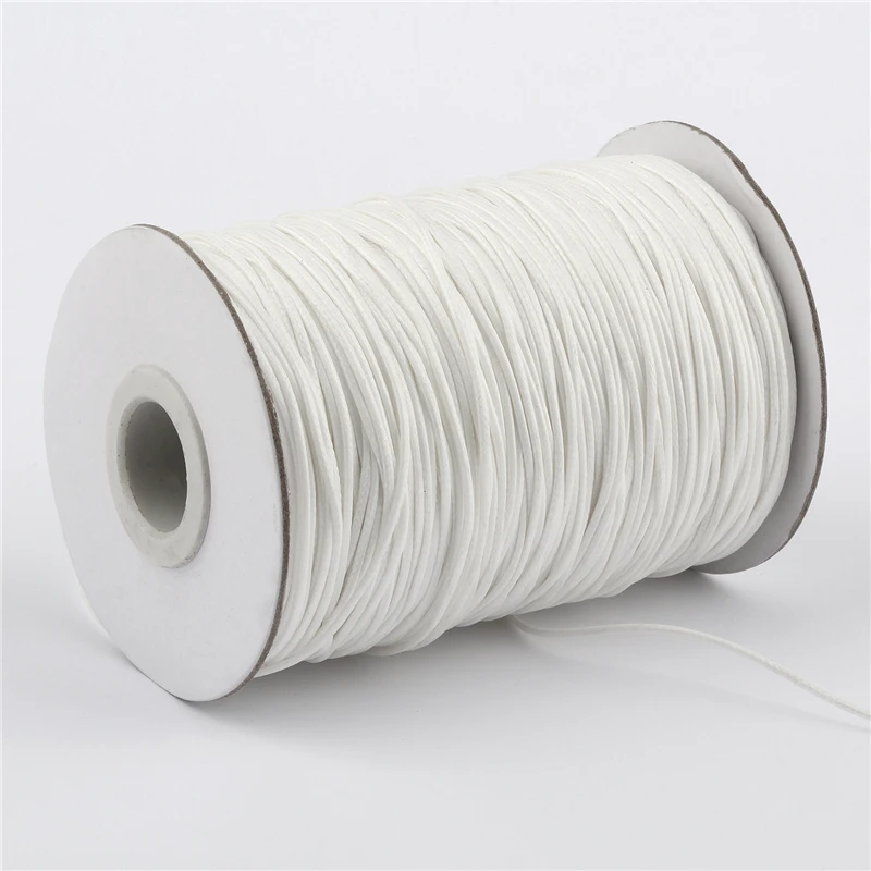 10 meters/roll 1mm Waxed Cord Multicolor Wax Cotton Cord For DIY Jewelry Bracelet Necklace Bead Accessories