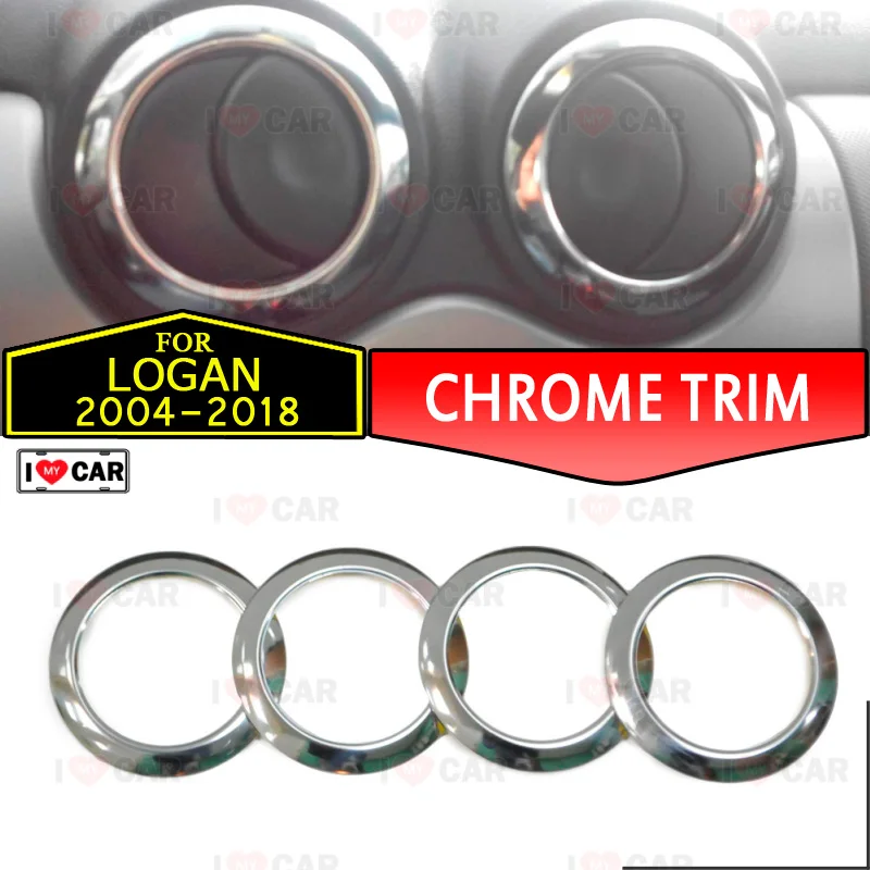 Dacia Logan 04-18 car styling chromium 