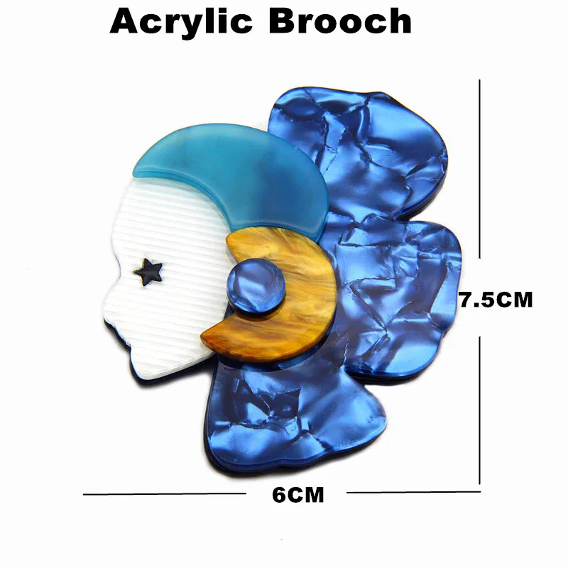 Новая Большая фигурка девушки Броши для женщин прекрасные акриловые смолы свадебные букеты булавки и Броши роскошные украшения подарки