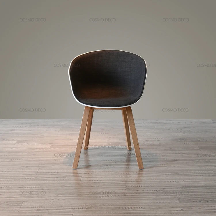 Луи моды Нордический ветер дизайнерское кресло мягкий удобный стол стул твердой древесины простой makeupbackback