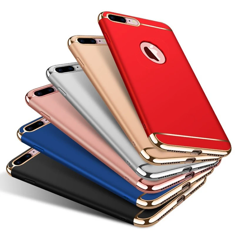 Защитный чехол для iPhone 7 роскошный автомобильный с магнитным кольцом анти бунт 3 в