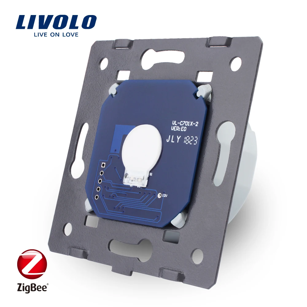 

Livolo Base of Touch Screen ZigBee Wall Light Switch, without the glass panel , EU Standard, AC 220~250V,VL-C701Z Remote Switch