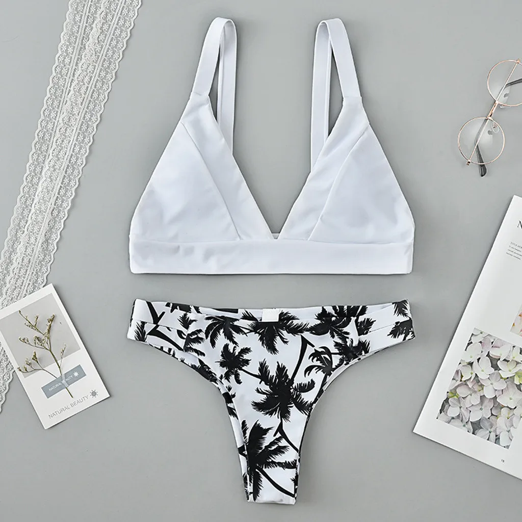 

Bikinis 2019 clothing swimwear Swimsuit Push Up Brazilian Bikini set Bandeau Summer Beach Bathing Suits female Biquini#57