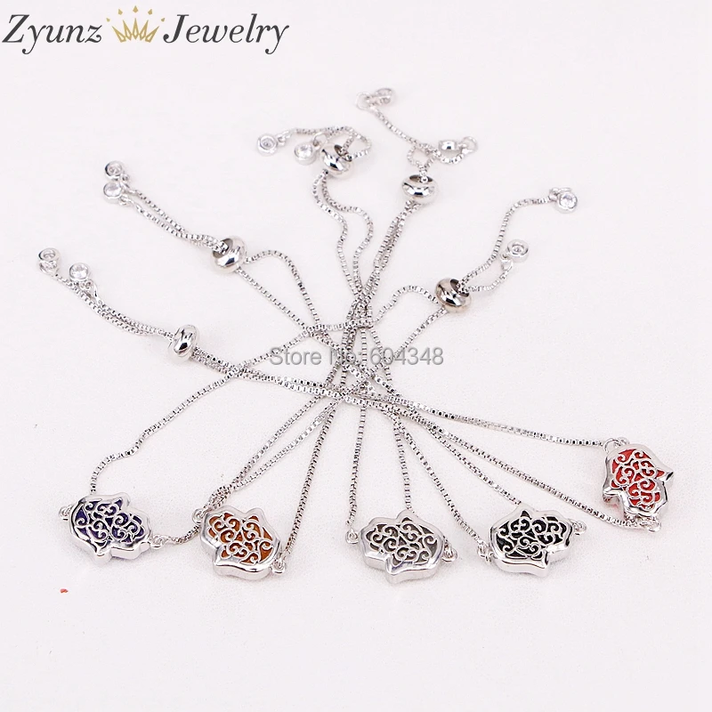 10 нитей металлический золотистый/серебристый цвет ZYZ302 6756 Hamsa рука Фатимы