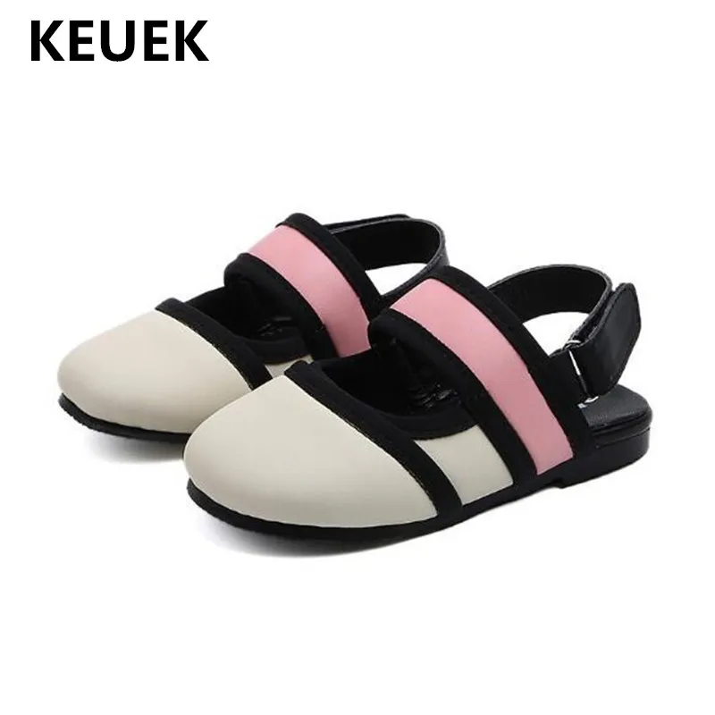 

New Children Shoes Girls Summer Kids Sandals Fashion Baby Baotou Shoes Toddler Beach Breathable Princess Shoes 019