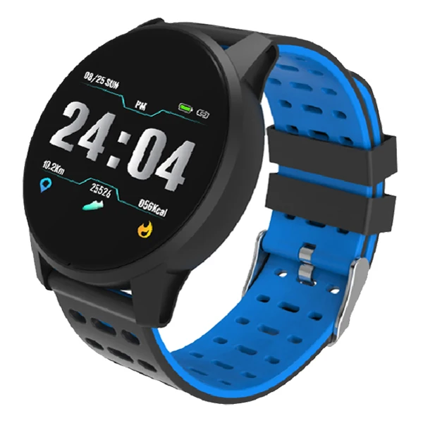 Blue Модные Смарт-часы, спортивные часы, фитнес-трекер, IP67, водонепроницаемые, умные часы для бега, велоспорта, альпинизма, для IOS, Android, часы - Color: Blue