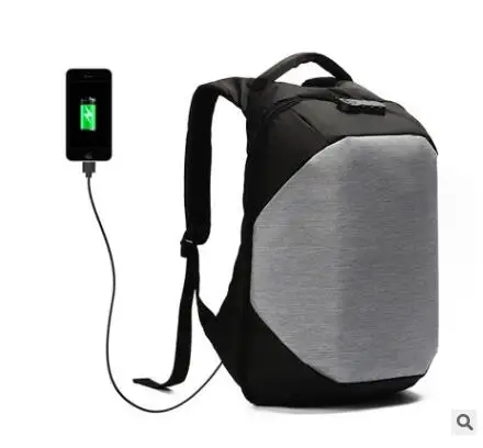 Мужской Дорожный рюкзак с USB-зарядкой мужской для ноутбука 15 дюймов дорожные