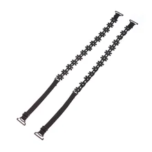 1 пара Эластичный регулируемый Противоскользящий эластичный бюстгальтер с цветочками нижнее белье на бретельках для женщин