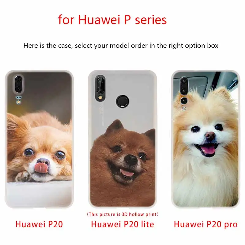 Чехол для телефона с изображением померанских собак Huawei P40 P9 P10 P20 P30 Lite чехлы Pro P