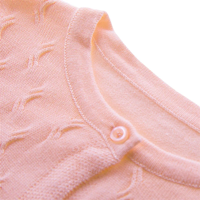 Candy Color Baby Girls Sweater Cotton Soft  Kids Cardigan Long Sleeve O Neck Cardigan SweatShirt For Girls Baby Girls Clothing (10)