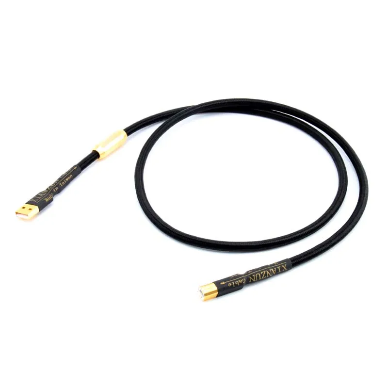 Xianzun W 100us Oxygen Free Copper Usb Cable Decoding Sound Card Connector Dac Hard Disk Data Cable Hifi Usb Audio Cable Usb Cables Aliexpress