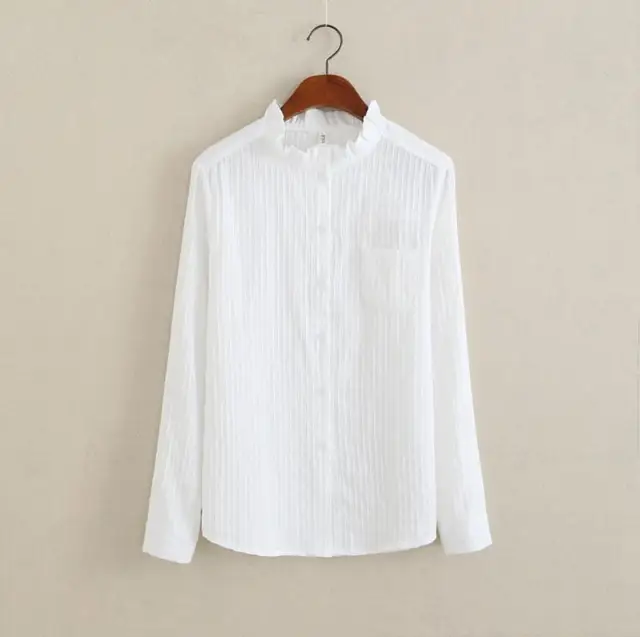 white full sleeve shirt for women