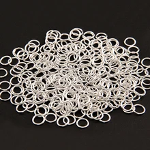 100 шт./пакет 4681012 мм металлические соединительные кольца серебро/золото/бронза Цвет Разделение кольца Разъемы Набор «сделай сам» для конечные бусины в форме цветов, для изготовления ювелирных изделий