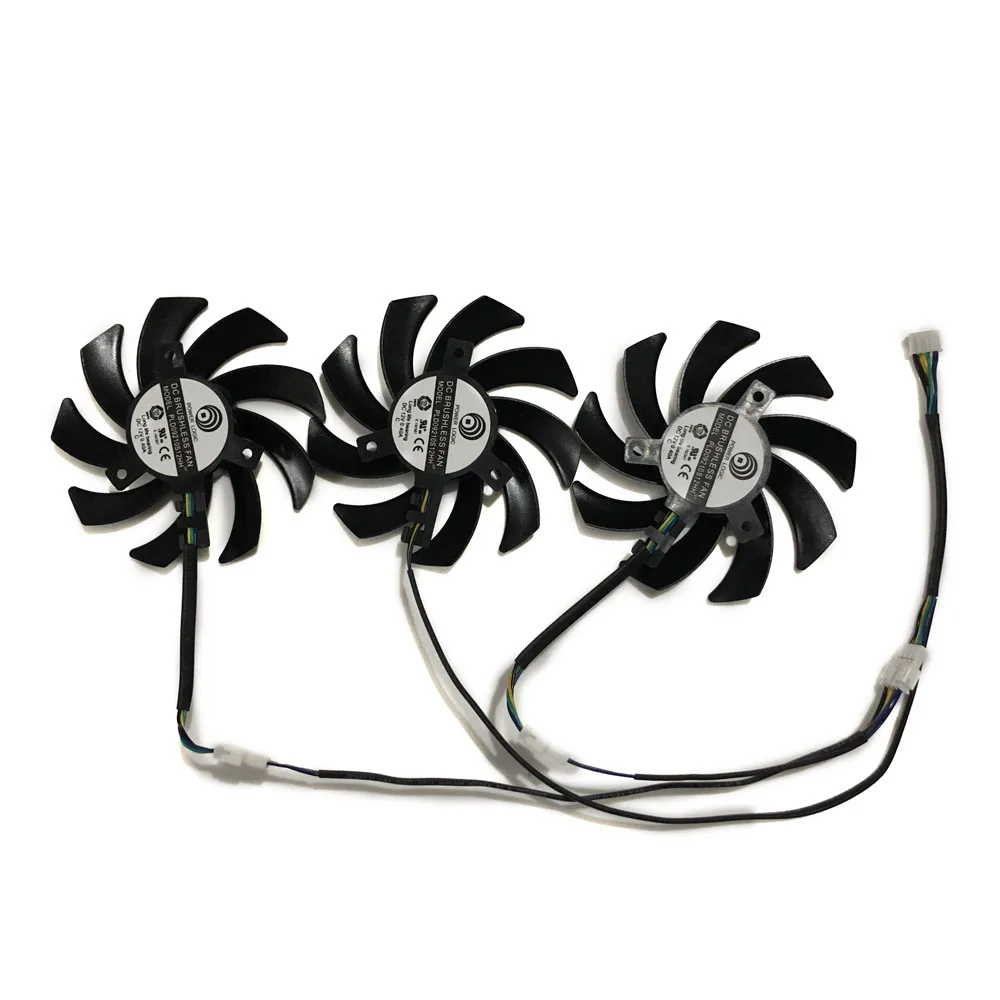 1 комплект PLD09210S12HH GPU VGA кулер вентилятор для сапфир R9 390 8G PRO 390X D5 OC Tri X 290 Видеокарта