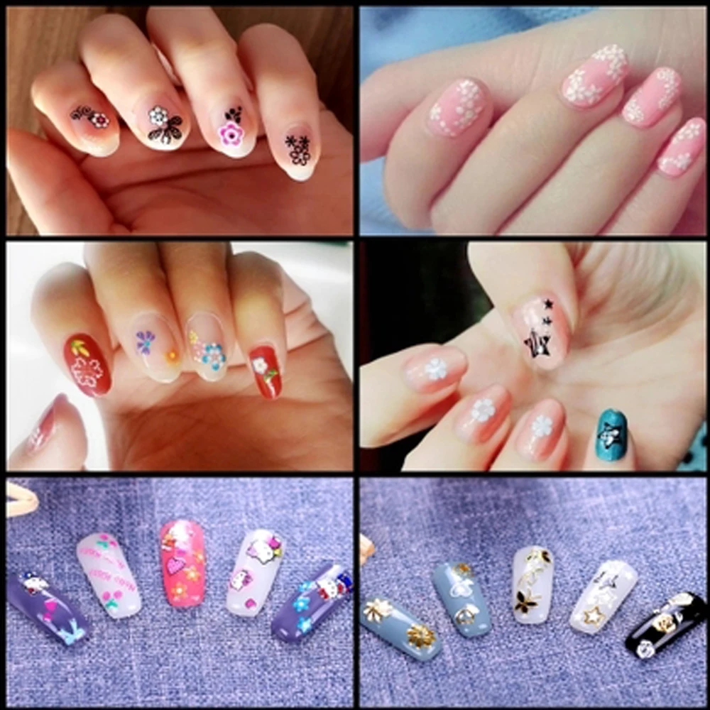 12 стилей/Набор наклеек для ногтей, летние цветные наклейки для ногтей, водные переводные наклейки, наклейки для ногтей