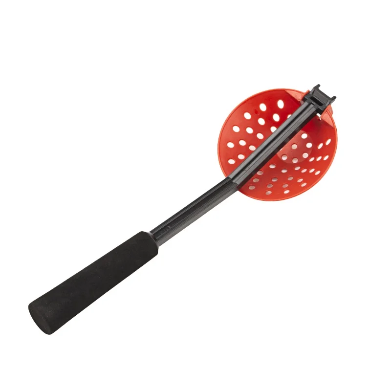 

Ice Scoop Skimmer with wood Handle Metal outdoor Ice Fishing Tackle Tool accessories