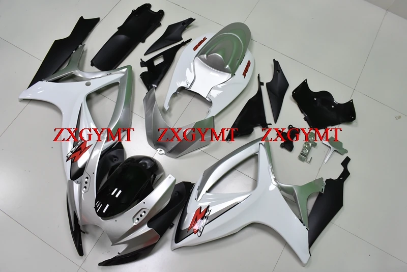 

Fairings for GSX R 750 2006 - 2007 K6 Motorcycle Fairing for Suzuki GSXR600 2007 Silver White Fairings GSX-R750 2007