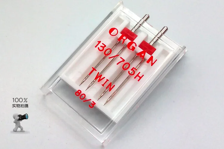 Иглы Organ 130/705H двойная игла для стрейчевой трикотажной ткани бытовая швейная
