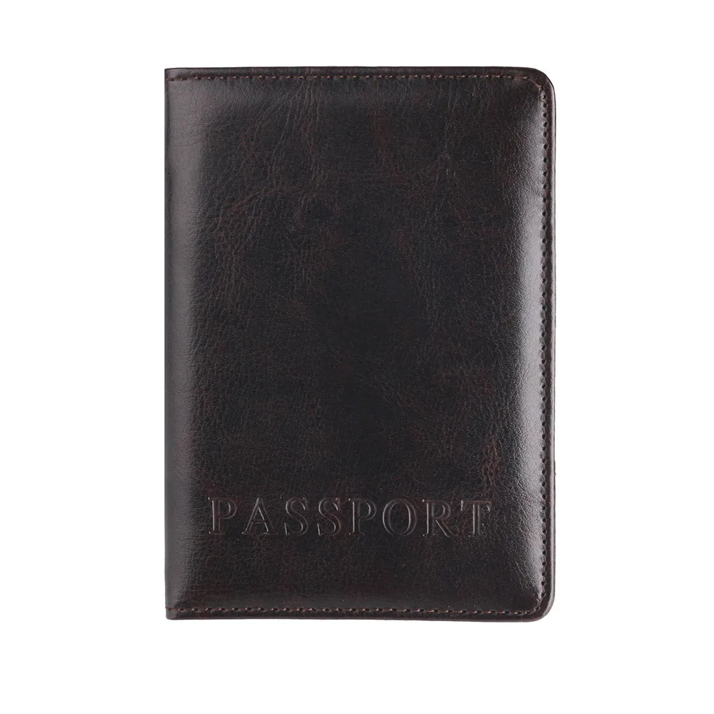 Держатель для карт, кошелек, многофункциональная сумка, Обложка для паспорта, защитный кошелек, визитница, мягкая обложка для паспорта - Цвет: Black