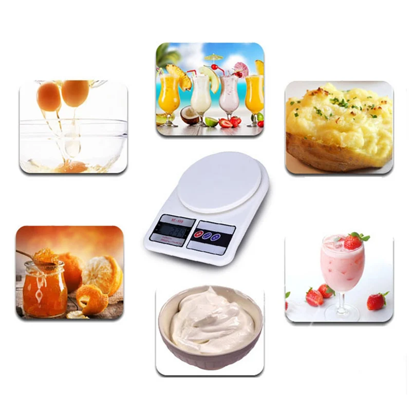 10kg 1g SF 400 Digital LCD Display Kitchen Electronic Scales for Postal Parcel Food Weight Diet
