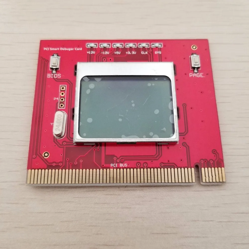 

PCI Analyzer Tester Diagnostic Debug POST Card LCD English Display for PC Computer DIY 1PCS
