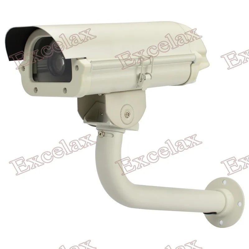 Custodia e staffa per telecamera CCTV da 6 pollici 242x140x102mm Custodia per montaggio a parete per sorveglianza di sicurezza esterna impermeabile IP66 - immagine 3