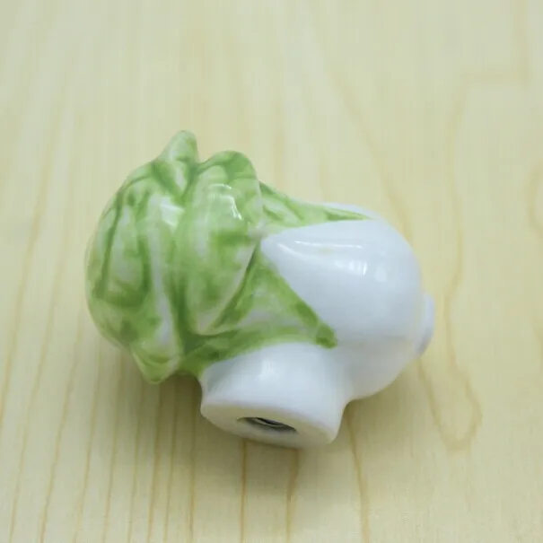 43 ملليمتر الملفوف الأطفال نموذج السيراميك المقابض ، الكرتون السيراميك درج خزانة خزانة مقابض التأثيرات المقابض