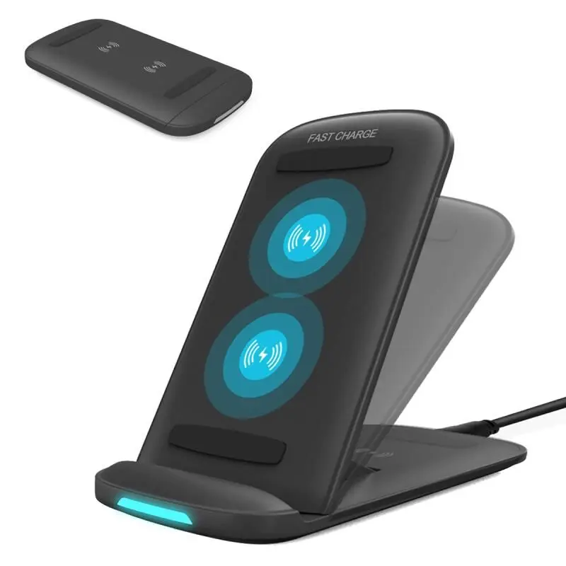 

RYKKZ Wireless Charger New Foldable Wireless Charger 2-Coil Quick Charge 3.0 for iPhone for Samsung