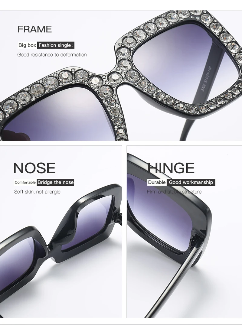 rhinestone sun glasses for women luxury brand 7080 details (9)