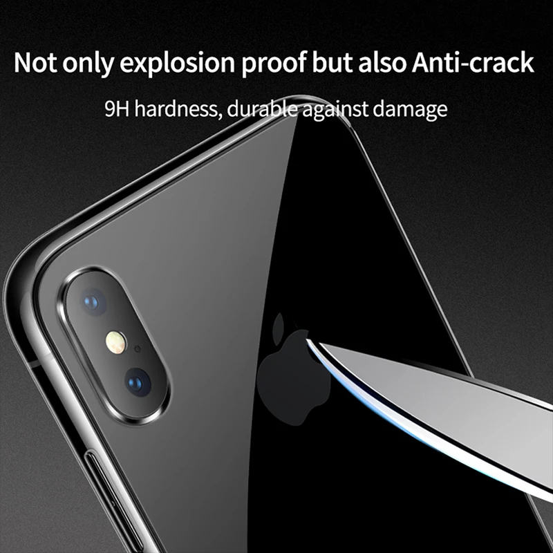 IHaitun Роскошный Матовый Стеклянный чехол для iPhone 11 Pro Max XS MAX XR X Чехлы прозрачная