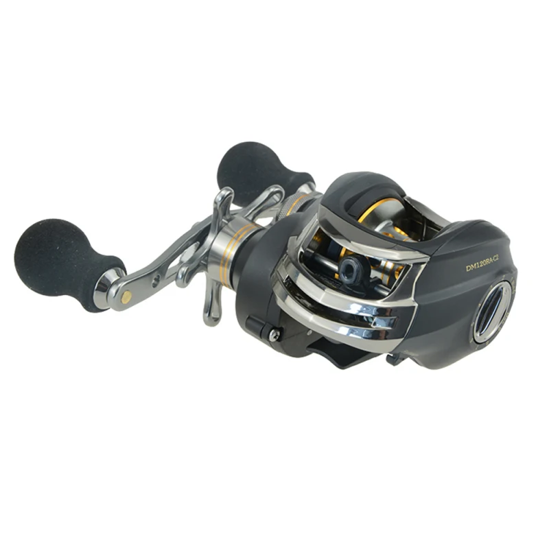 Baitcasting Reels Low Profile Saltwater Baitcaster Fishing Reel High Speed Gear Ratio 6.3:1 Ultra Smooth 9+1 Shielded Bearing