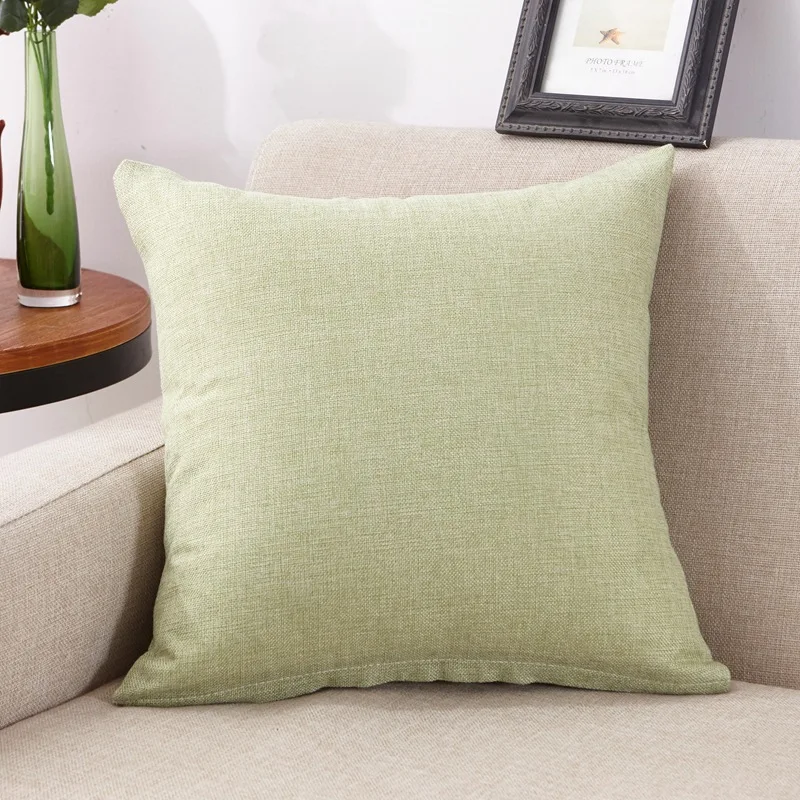 Домашний декор хлопок пледы чехол для подушки Романтический Sofe простой для приносить высокое качество сна - Цвет: Green tea
