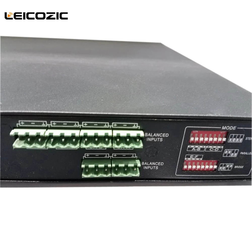 Профессиональные усилители leicosic DX6100 100 Вт 6 каналов класс d Вт|professional power amplifier|6