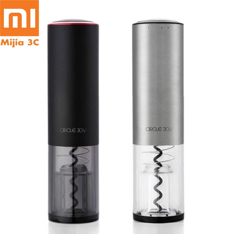 

Original XIAOMI Mijia Circle Joy Wine Opener USB Charging Automatic Electric Bottle Opener Kitchen Opening Tool CJ - EKPQ02