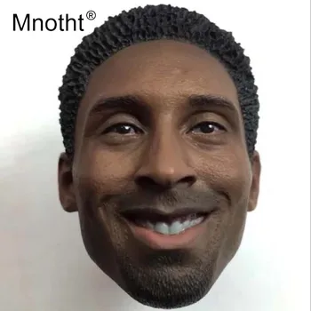 

Basketball Star Kobe Head Carving Model 1/6 Scale Male Soldier Resin Head Sculpt for 12inch Action Figure Toys Collection Mnotht