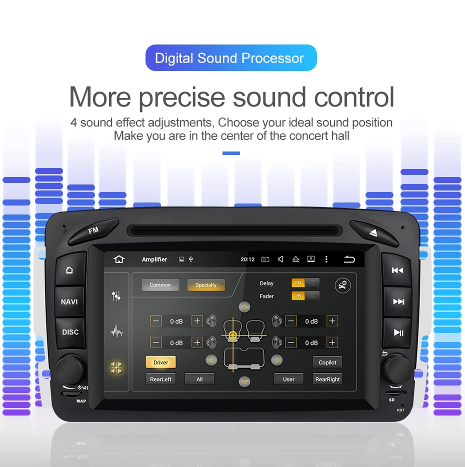 Excellent Isudar Octa Core 2 Din Car Multimedia Player Android 9 For Mercedes/Benz/W209/W203/Viano/W639/Vito Auto Radio RAM 4GB FM GPS DSP 6