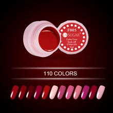 Ur сахар классический красный Гели для ногтей лак Soak Off фиолетовый серии гель Лаки 110 чистый Цвета пальто UV LED ногтей Цвет гель лак 5 мл