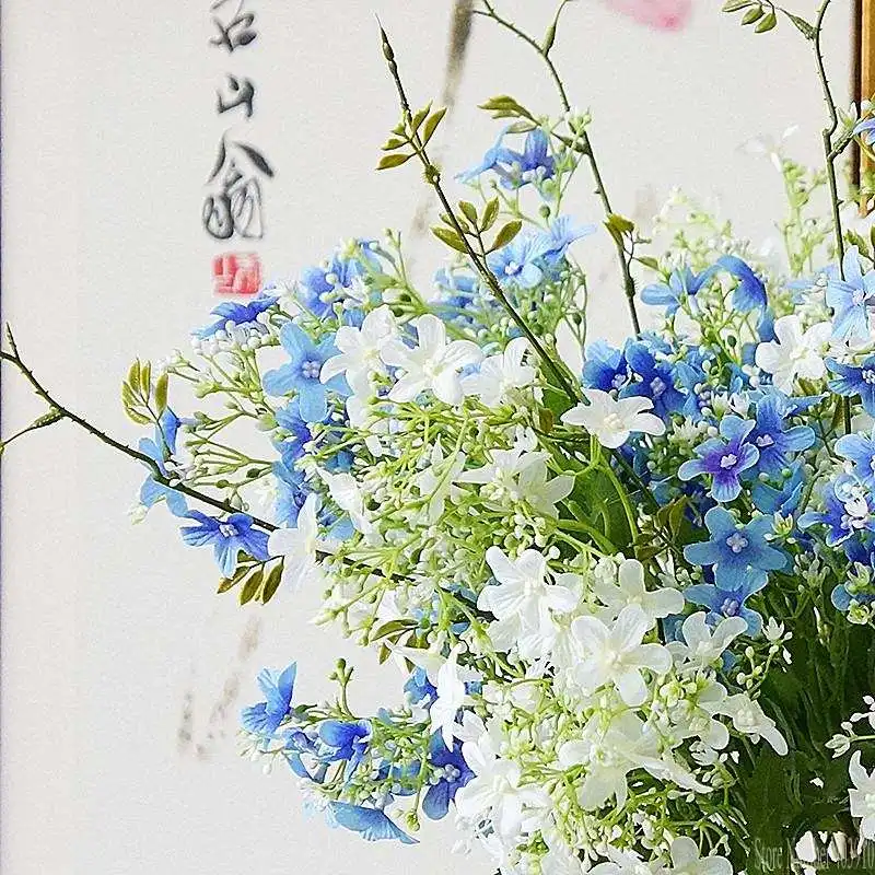 Long stem night jasmine flower Artificial Flowers for home Wedding garden decoration flores photography fake flowers Nightbush Long stem night jasmine flower Artificial Flowers for home Wedding garden decoration flores photography fake flowers Nightbush