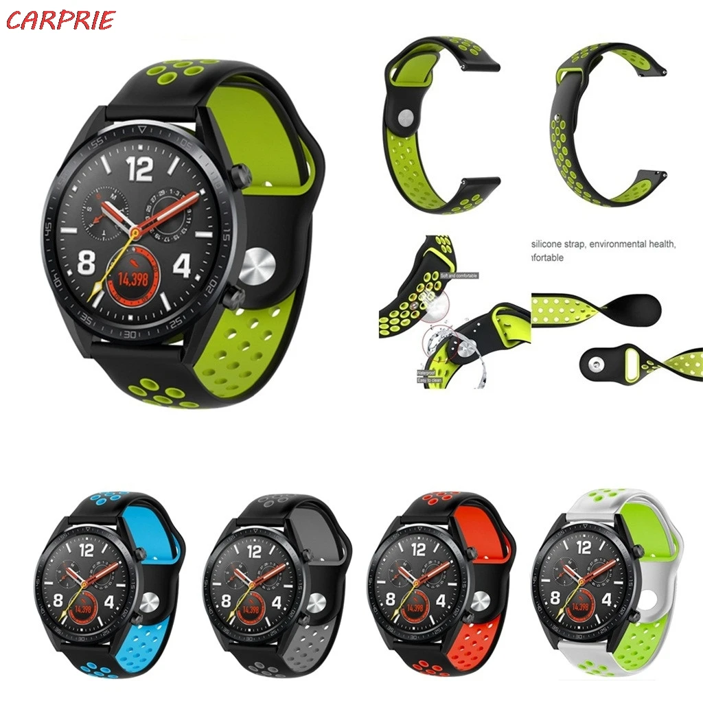 

CARPRIE For Huawei Watch GT Fashion Style Silicone Sports Replacement Watch Band Wrist Strap 2019 Promotion Z30422