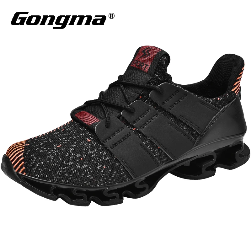 

2019 New Mens Running Shoe Breathable Comfortable Sporting Shoes Man Zapatillas Hombre Lace-up Walking Footwear Large Size 46 47