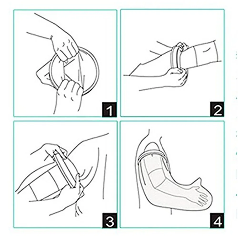 Adult Waterproof cast cover watertight protection leg foot protector cast try bag  (1)