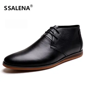

Men Wedding Dress Shoes Leather Business Men Dress Shoes Retro Patent Leather Oxford Shoes For Men Size EU 38-44 #C002