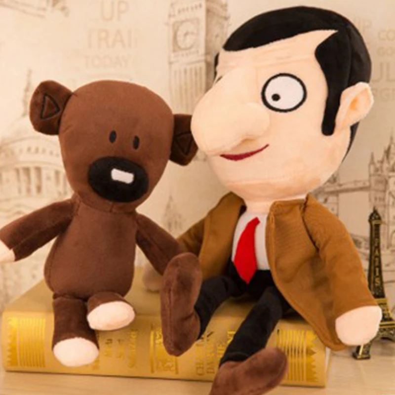 30 см фильм Mr Bean плюшевый мишка милые плюшевые мягкие игрушки Mr. Bean плюшевый мишка плюшевые игрушки для детей подарок на день рождения подарки